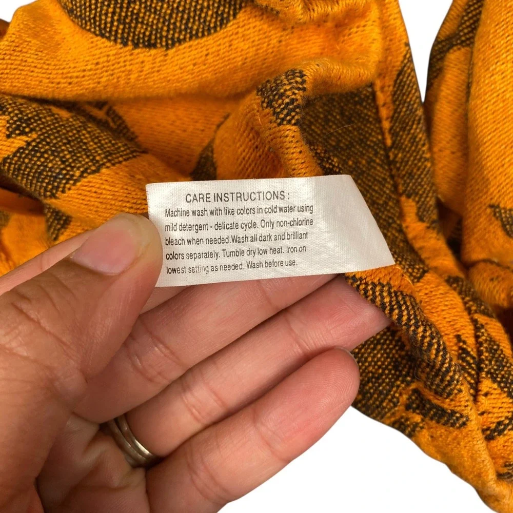 Avon Home Fashions Halloween‎ Napkin Rings & Napkins Orange Jack O Lanterns 689